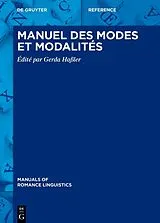 Fester Einband Manuel des modes et modalités von 
