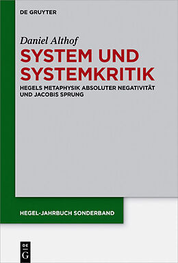 Fester Einband System und Systemkritik von Daniel Althof
