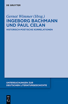Kartonierter Einband Ingeborg Bachmann und Paul Celan von 