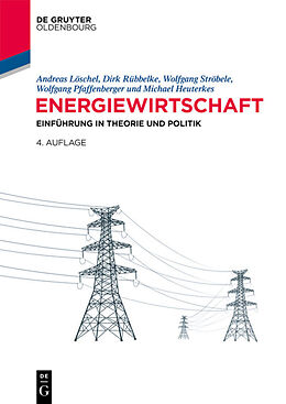 Kartonierter Einband Energiewirtschaft von Andreas Löschel, Dirk Rübbelke, Wolfgang Ströbele