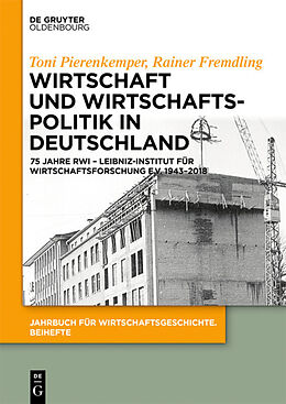 Kartonierter Einband Wirtschaft und Wirtschaftspolitik in Deutschland von Toni Pierenkemper, Rainer Fremdling