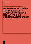 E-Book (epub) Hvanndalir  Beiträge zur europäischen Altertumskunde und mediävistischen Literaturwissenschaft von 