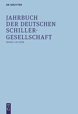 E-Book (epub) Jahrbuch der Deutschen Schillergesellschaft / 2018 von 