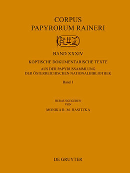 Fester Einband Koptische dokumentarische Texte aus der Papyrussammlung der Österreichischen Nationalbibliothek von 