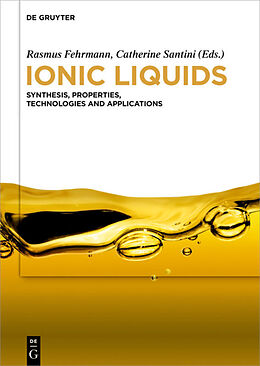 Livre Relié Ionic Liquids de 