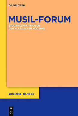 E-Book (epub) Musil-Forum / 2017/2018 von 