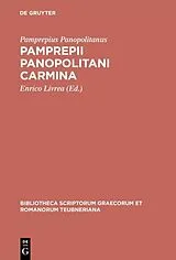 Fester Einband Pamprepii Panopolitani carmina von Pamprepius Panopolitanus