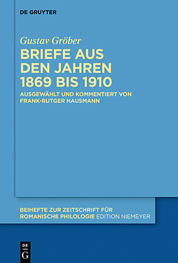 E-Book (pdf) Briefe aus den Jahren 1869 bis 1910 von Gustav Gröber