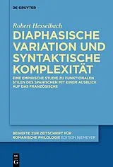 ePUB Diaphasische Variation und syntaktische Komplexität von Robert Hesselbach