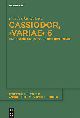 E-Book (epub) Cassiodor, Variae 6 von Friederike Gatzka