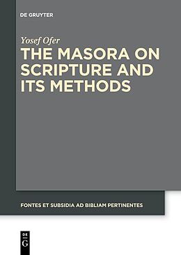 eBook (epub) The Masora on Scripture and Its Methods de Yosef Ofer