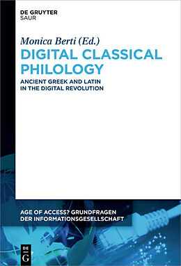 Livre Relié Digital Classical Philology de 