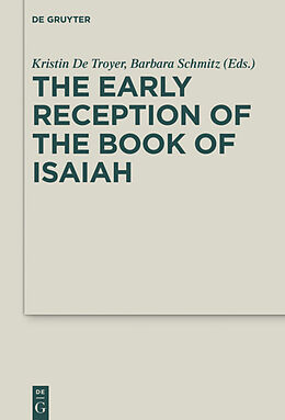 Fester Einband The Early Reception of the Book of Isaiah von 