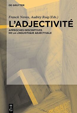 Livre Relié L Adjectivité de 