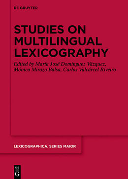 Livre Relié Studies on Multilingual Lexicography de 