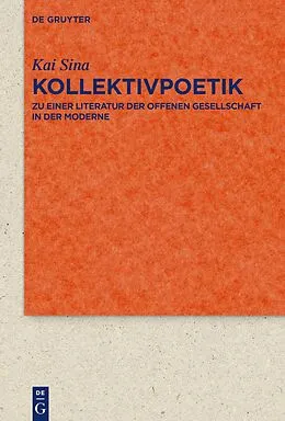 E-Book (pdf) Kollektivpoetik von Kai Sina