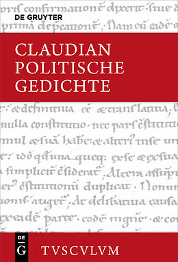 Leinen-Einband Politische Gedichte von Claudius Claudianus
