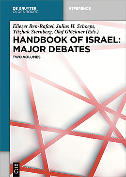 Couverture cartonnée Handbook of Israel: Major Debates de 