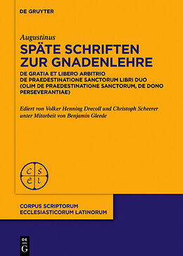 E-Book (pdf) Späte Schriften zur Gnadenlehre von Augustinus
