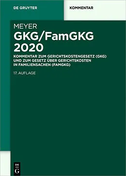 ePUB GKG/FamGKG 2020 von Dieter Meyer