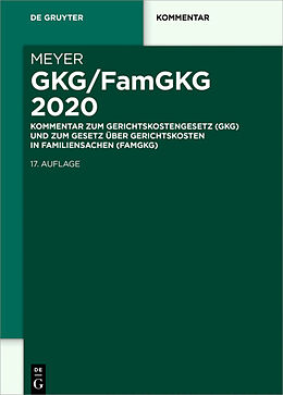 E-Book (pdf) GKG/FamGKG 2020 von Dieter Meyer