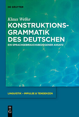E-Book (pdf) Konstruktionsgrammatik des Deutschen von Klaus Welke