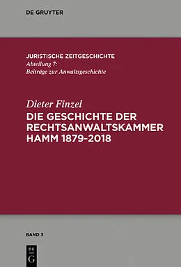 E-Book (pdf) Die Geschichte der Rechtsanwaltskammer Hamm von Dieter Finzel