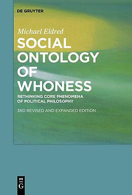 Fester Einband Social Ontology of Whoness von Michael Eldred