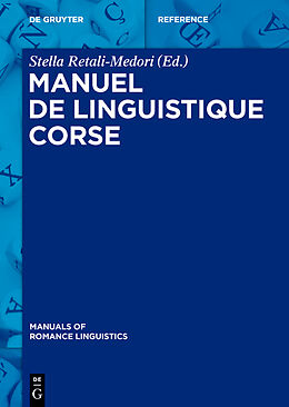 Livre Relié Manuel de linguistique corse de 