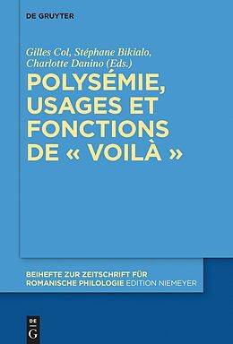 eBook (pdf) Polysémie, usages et fonctions de « voilà » de 