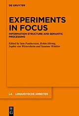 eBook (pdf) Experiments in Focus de 
