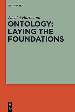 Livre Relié Ontology: Laying the Foundations de Nicolai Hartmann