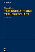 PDF Täterschaft und Tatherrschaft von Claus Roxin