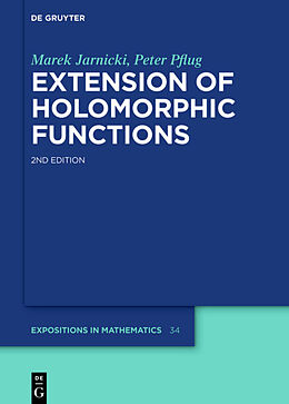 Livre Relié Extension of Holomorphic Functions de Marek Jarnicki, Peter Pflug