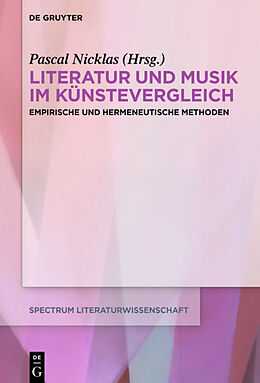 Fester Einband Literatur und Musik im Künstevergleich von 