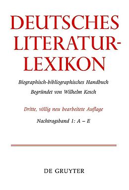 Fester Einband Deutsches Literatur-Lexikon / A  E von Wilhelm Kosch