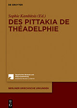 E-Book (pdf) Des pittakia de Théadelphie von 