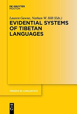 Couverture cartonnée Evidential Systems of Tibetan Languages de 