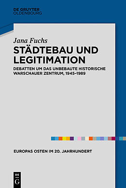 Fester Einband Städtebau und Legitimation von Jana Fuchs