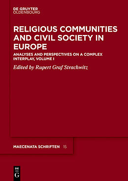 Kartonierter Einband Religious Communities and Civil Society in Europe von 