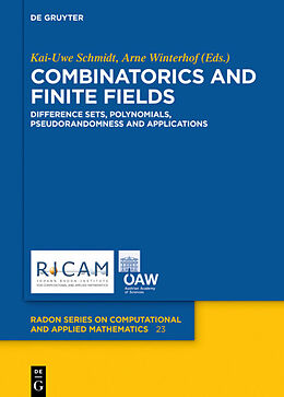 eBook (epub) Combinatorics and Finite Fields de 