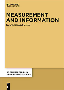 Livre Relié Measurement and Information de 