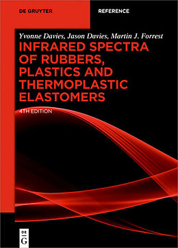 Livre Relié Infrared Spectra of Rubbers, Plastics and Thermoplastic Elastomers de Yvonne Davies, Jason Davies, Martin J. Forrest