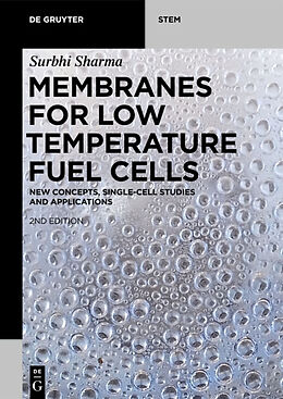 Couverture cartonnée Membranes for Low Temperature Fuel Cells de Surbhi Sharma