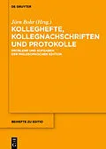 PDF Kolleghefte, Kollegnachschriften und Protokolle von 