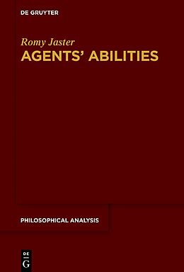 Livre Relié Agents  Abilities de Romy Jaster