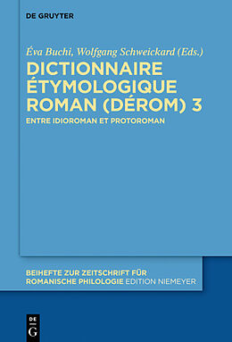 E-Book (pdf) Dictionnaire Étymologique Roman (DÉRom) 3 von 