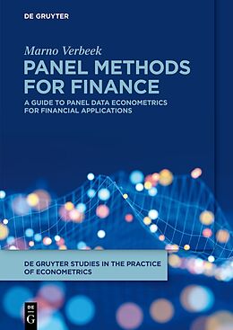 Couverture cartonnée Panel Methods for Finance de Marno Verbeek