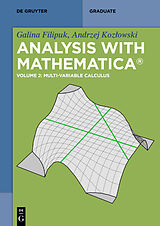 eBook (epub) Multi-variable Calculus de Galina Filipuk, Andrzej Kozlowski