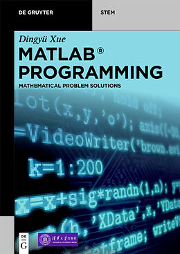 Couverture cartonnée MATLAB Programming de Dingyü Xue
